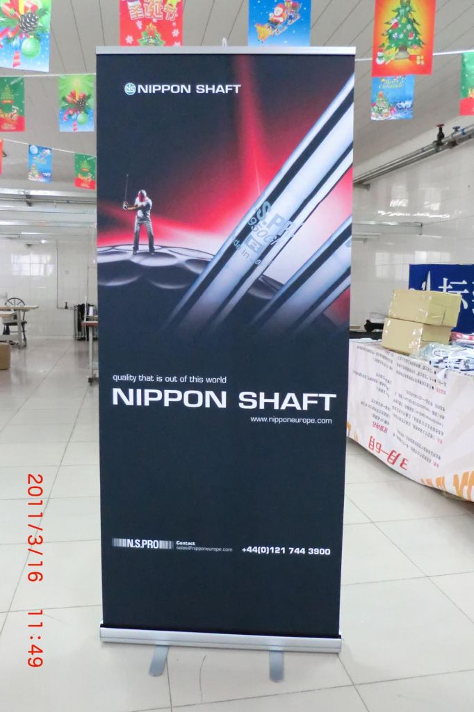 pull up banner with stand