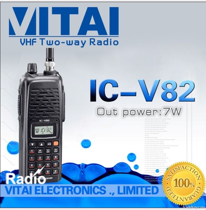 7w Power ICOM IC-V82 VHF 200 Channels FM Transceiver