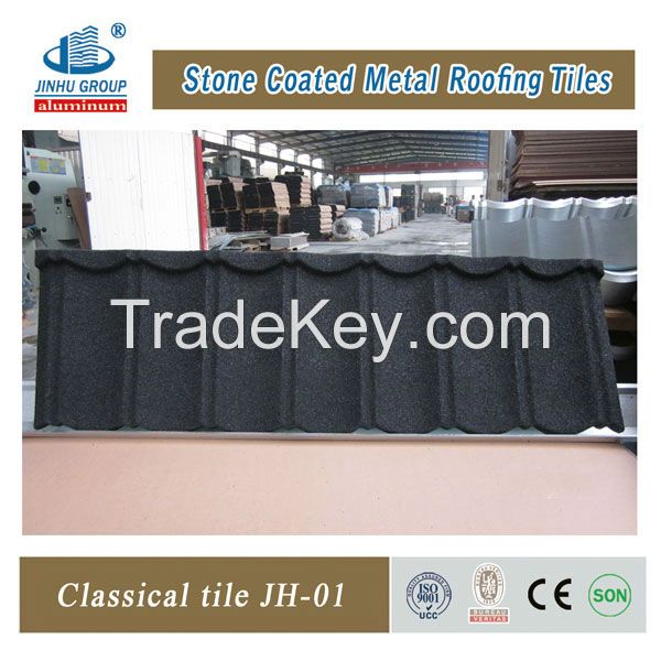 bond stone coated steel roofing tile/classic stone coated roof tile