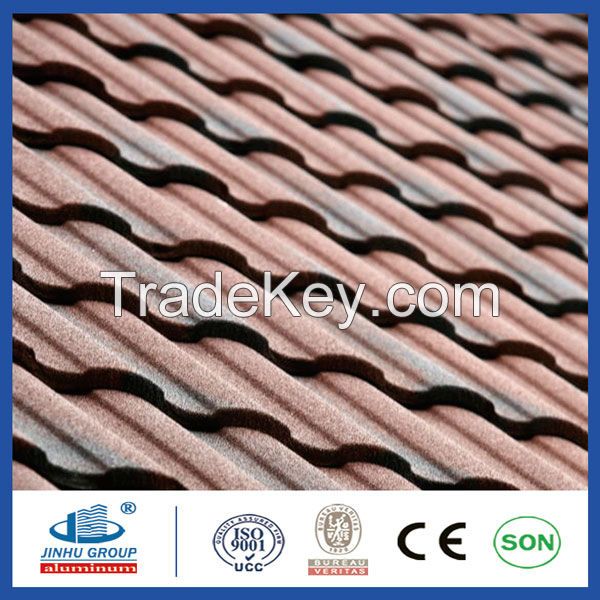 Colorful classic tile Stone coated roofing tile/stone coated steel roofing tile