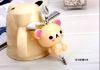 Mini Stereo bear Retractable Earphones for gift