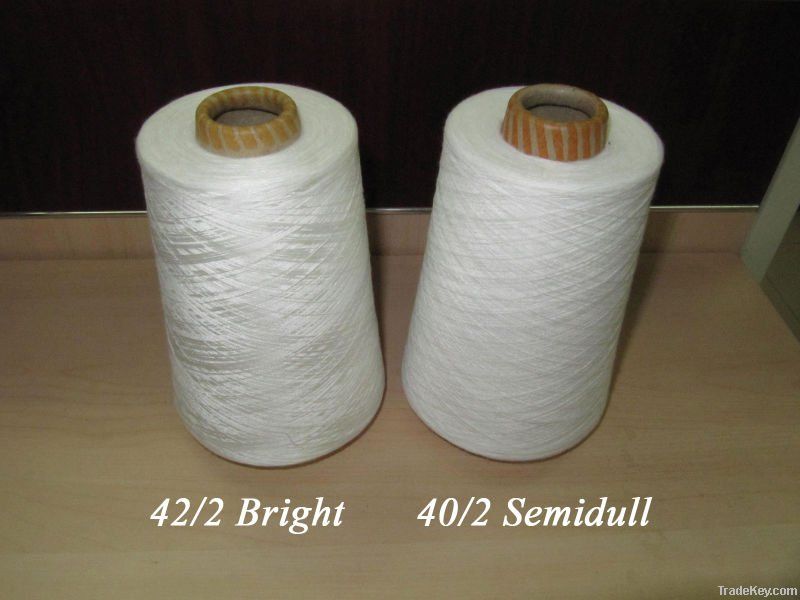 100% polyester spun yarn for sewing thread