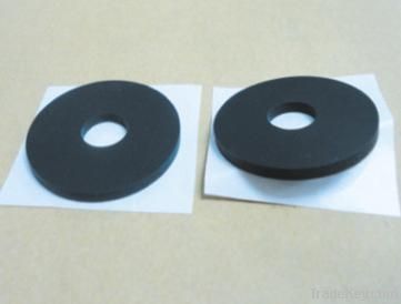 Round Hole Punching Rubber Feet/Foot Pad, Available in Black, Green an