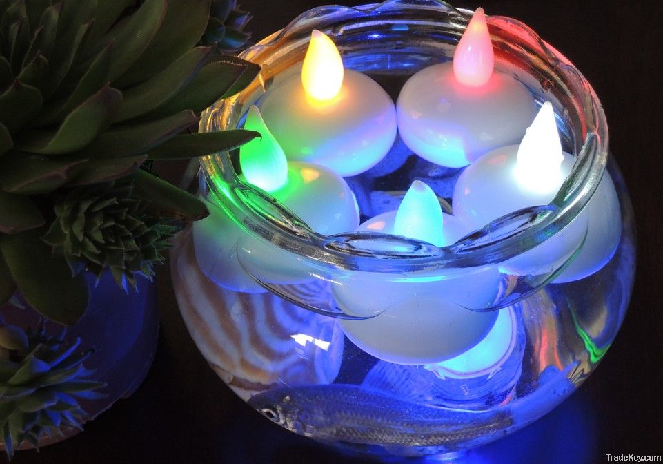 floating led candles/waterproof led telights