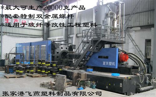 OEM Plastic product, big injection machine, 20000g