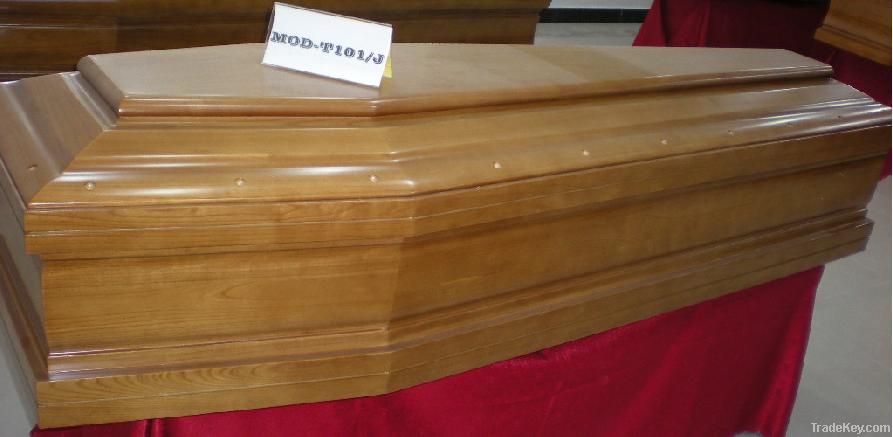 hot sell russian wooden coffin for dead adult