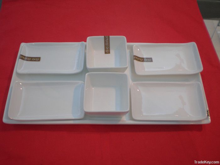 Ceramic Snack Dish Set