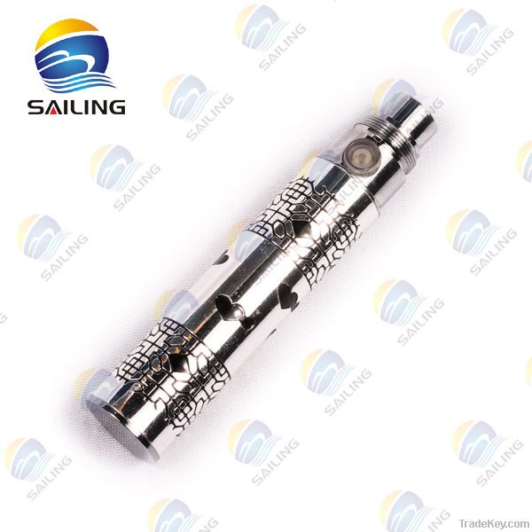 carved pattern ego e-cigarette battery