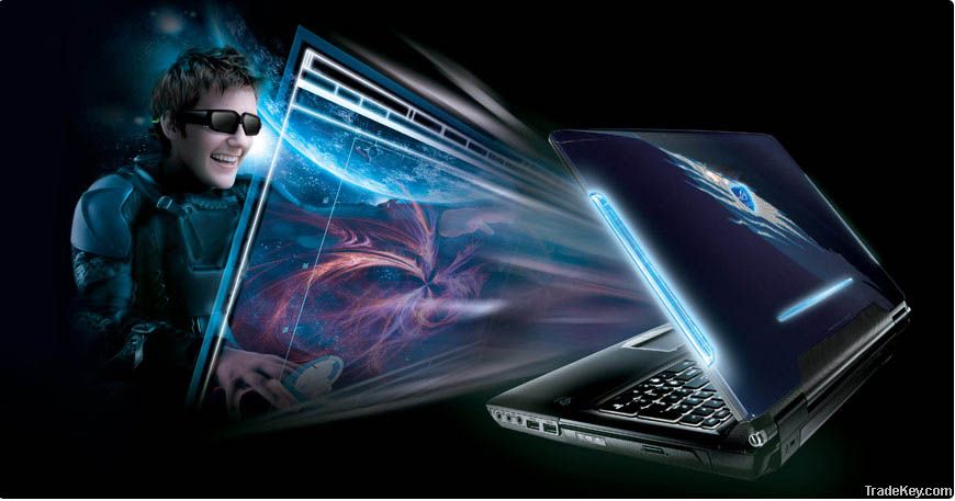 new arrival 17.3-Inch 3D laptop , brand gaming notebook