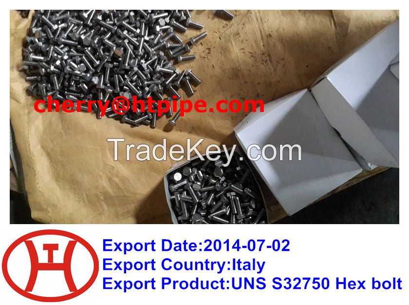 Duplex steel S32750 Hex bolts