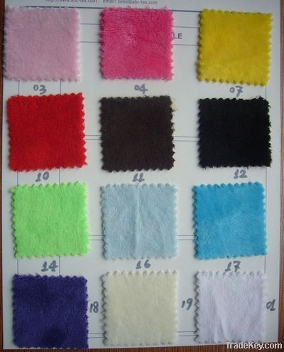 minky fabric on spot/12 colors available