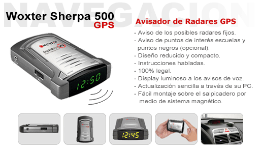 Woxter Sherpa 500 GPS Radar