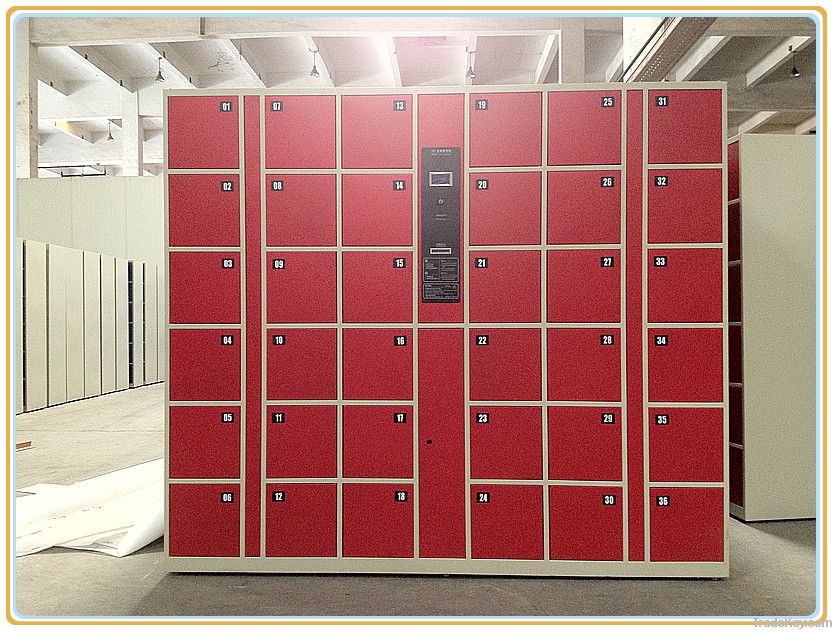 Electronic metal steel locker