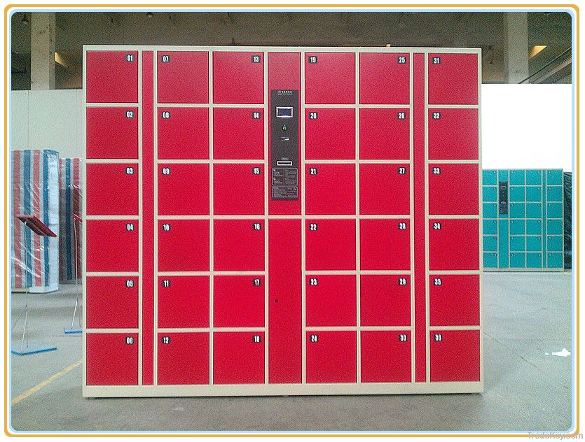 Electronic metal steel locker