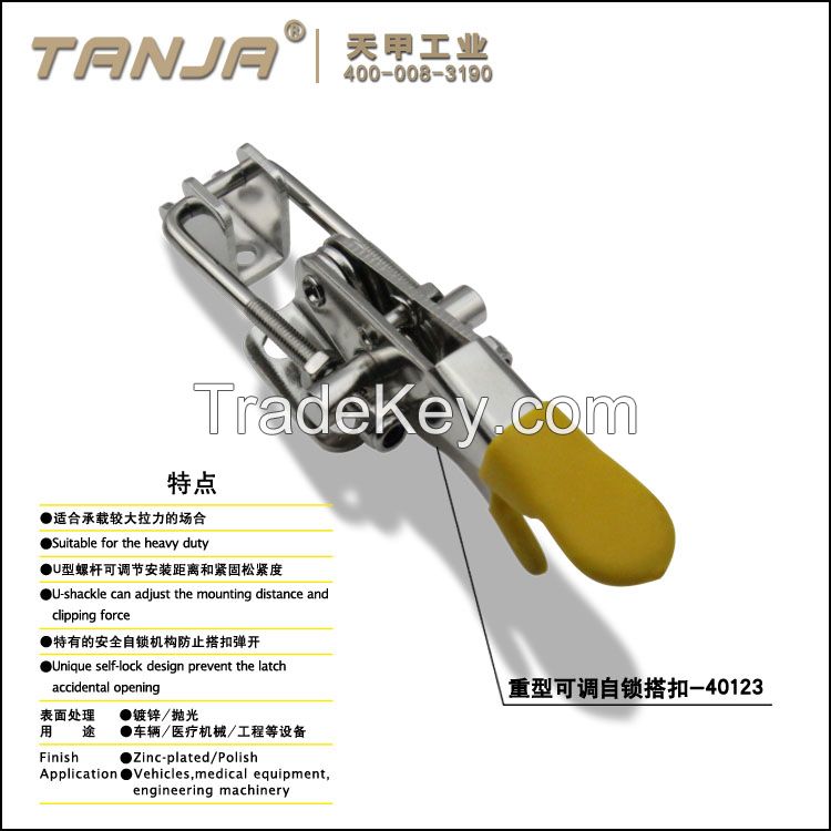 [TANJA] 40123 adjustable toggle latch / self-locking U-shaped industrial horizontal clamp