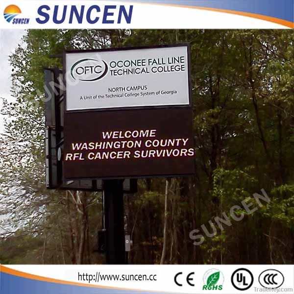 outdoor p10 advertising LED display