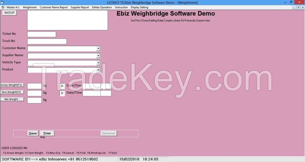 weighbridge software