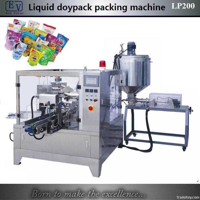 Spout pouch filling capping machine