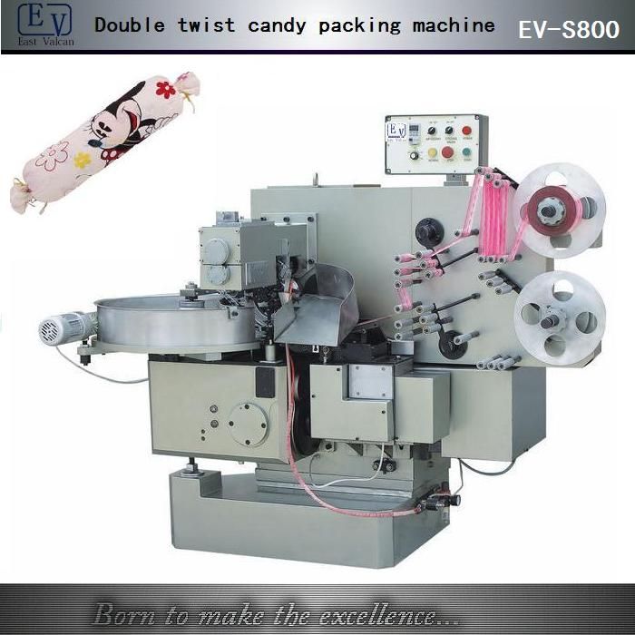 Double twist candy packing machine