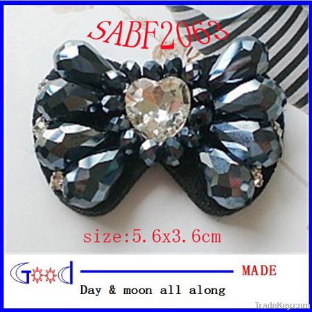 Most Popular Crystal Beads Series Noble Stilettos Sandle Bow