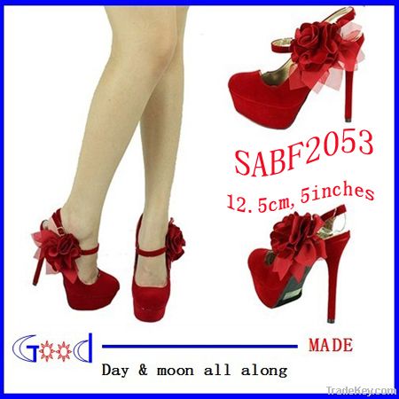 high heel platform stilettos womens pump sandal flower