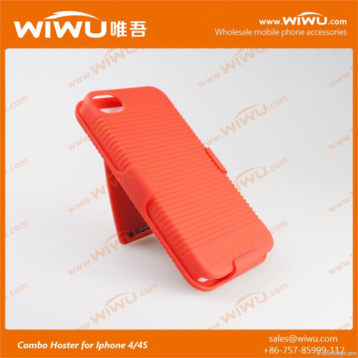 cell phone case with belt clip for iPhone 4