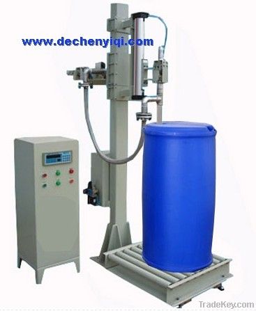 how to fill liquid with foam Chinese Semi-auto drum filling machine