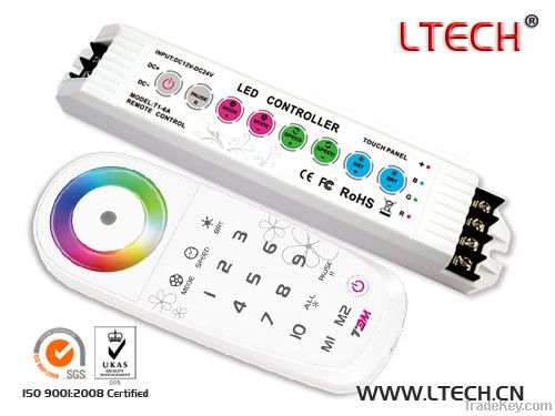T3M 2.4G LED touch controller/multi color led remote control