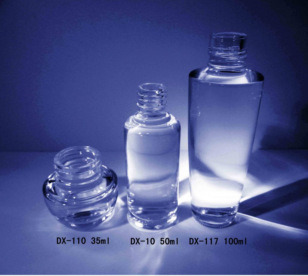 High Flint Glass Bottle for Cream, Skin Milk, Make-up Bottle (lotion),