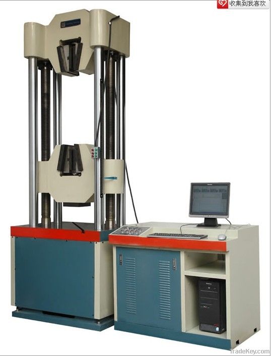 WAW Microcomputer controlled electro-hydraulic servo universal tester
