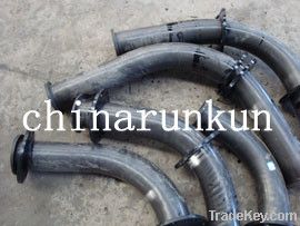 Abrasion resistant steel pipe