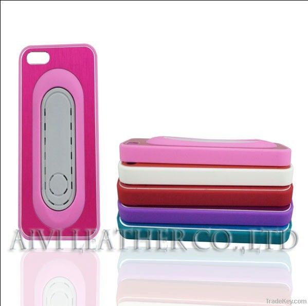 Fashion PC Stand Case for iPhone 5