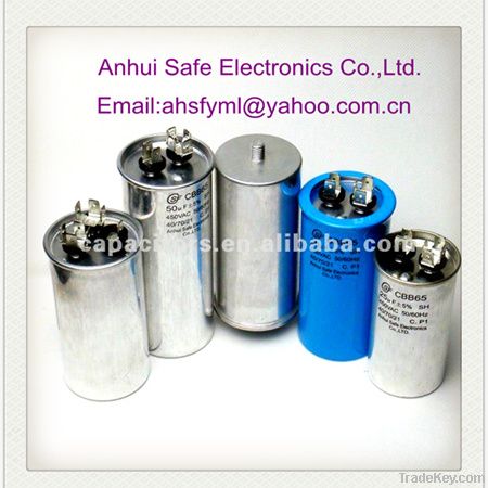 metallized film motor run capacitor CBB65