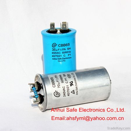 washing machine motor running capacitor CBB65 motor capacitor