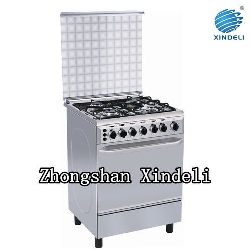 4 burners gas cooker with oven of 600*600
