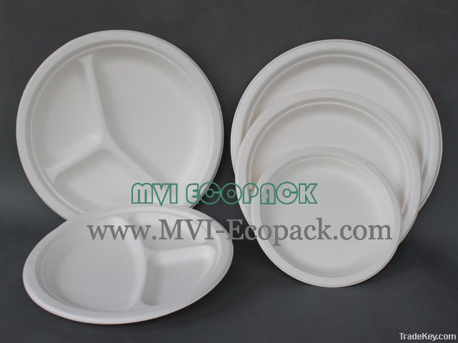 7 inch Biodegradable disposable party plates