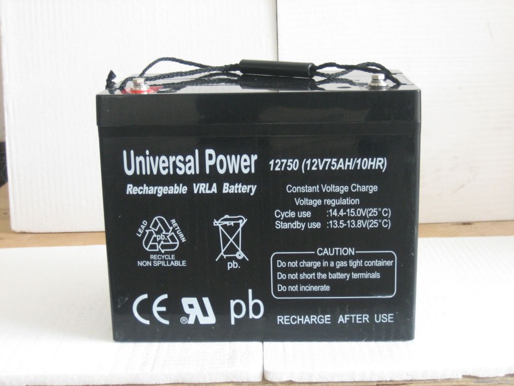 solar /AGM/VRLA battery 12V 75Ah