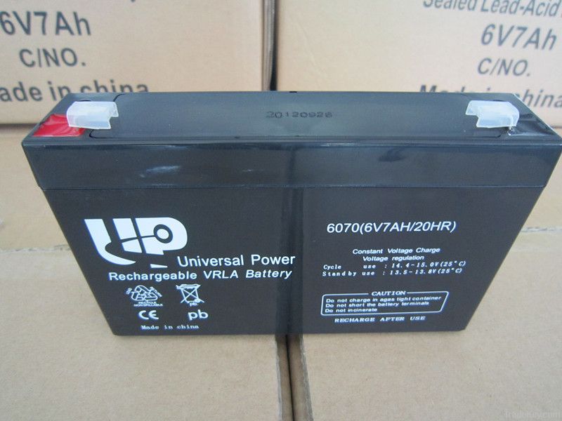 AGM lead acid battery 6V4AH