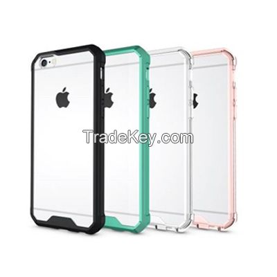 Hybrid case with clear back board