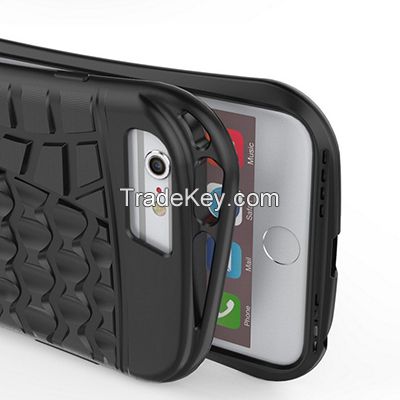 Outdoor rugged hybrid case for iPhone