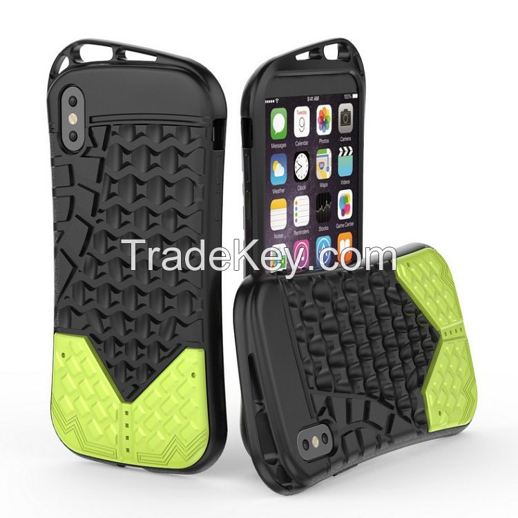 Outdoor rugged hybrid case for iPhone