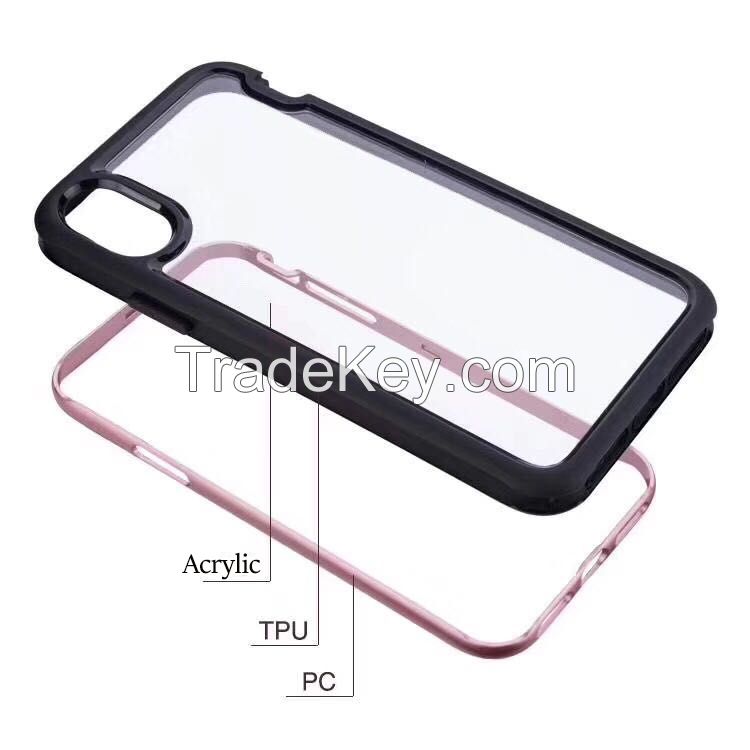 Anti scratch and shock proof 3-in-1 hybrid case for iPhone