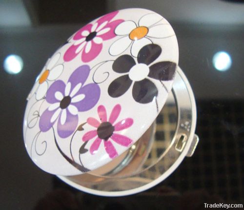 Fashion Round Metal Pocket Mirror