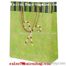 Green Shopping Bags With Logo-KR04