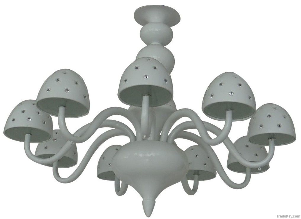 Mushroom Crystal Pendant Lamp Modern Chandelier