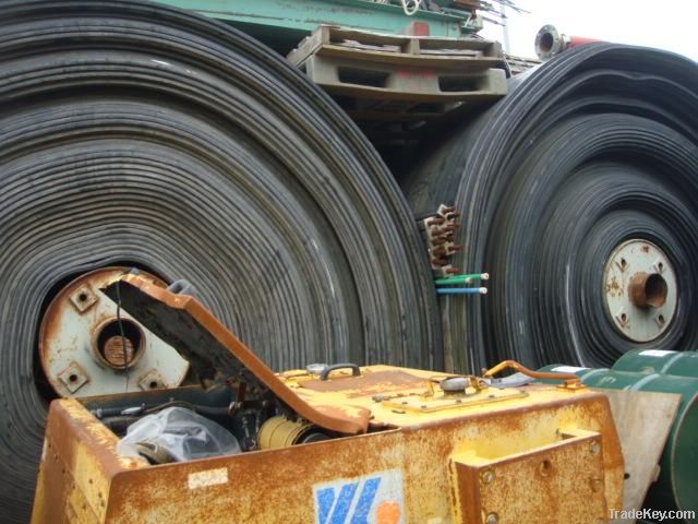 Used belt conveyor rubber belt