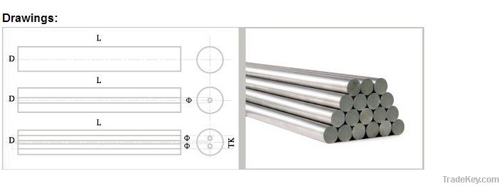 Carbide rod with dim14*300mm