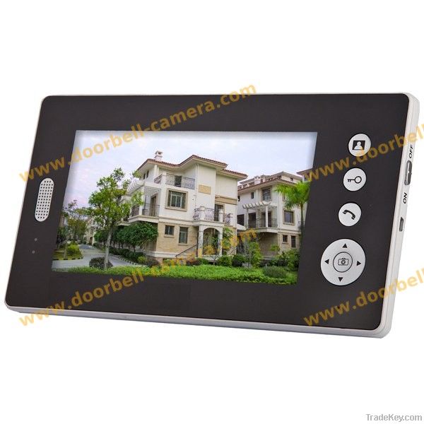 7 wireless video door phone / digital building intercom systems