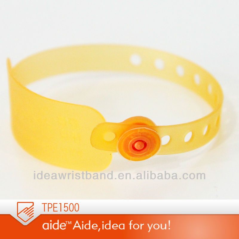 Eco-friendly plastic wristband TPE1500