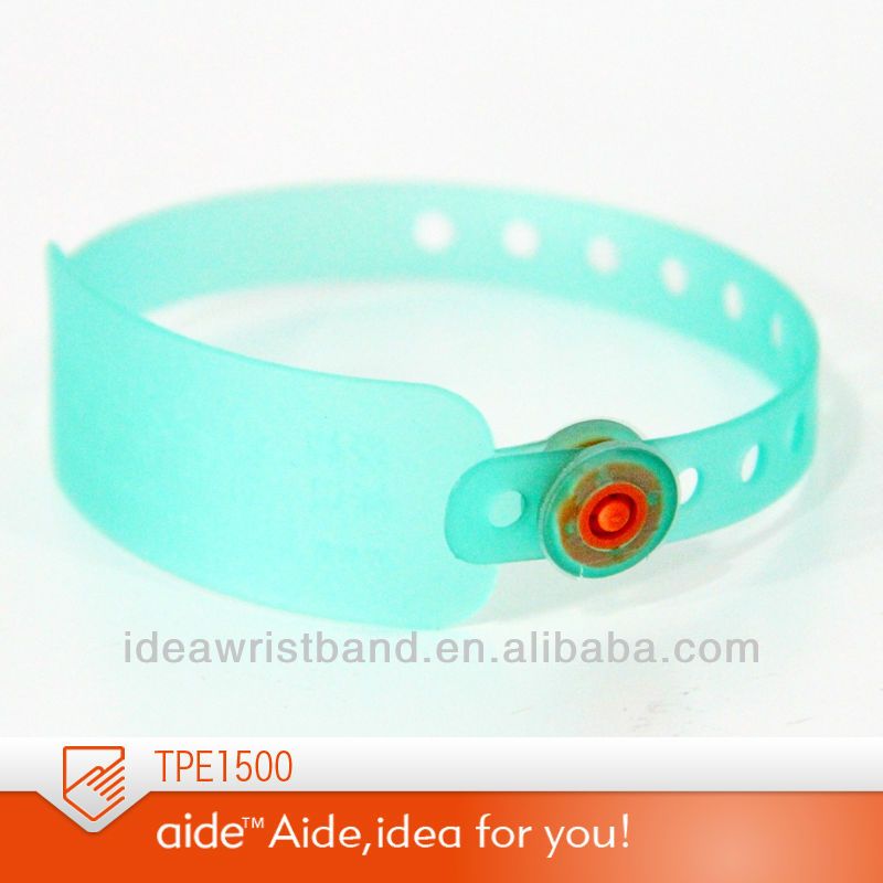 Eco-friendly plastic wristband TPE1500